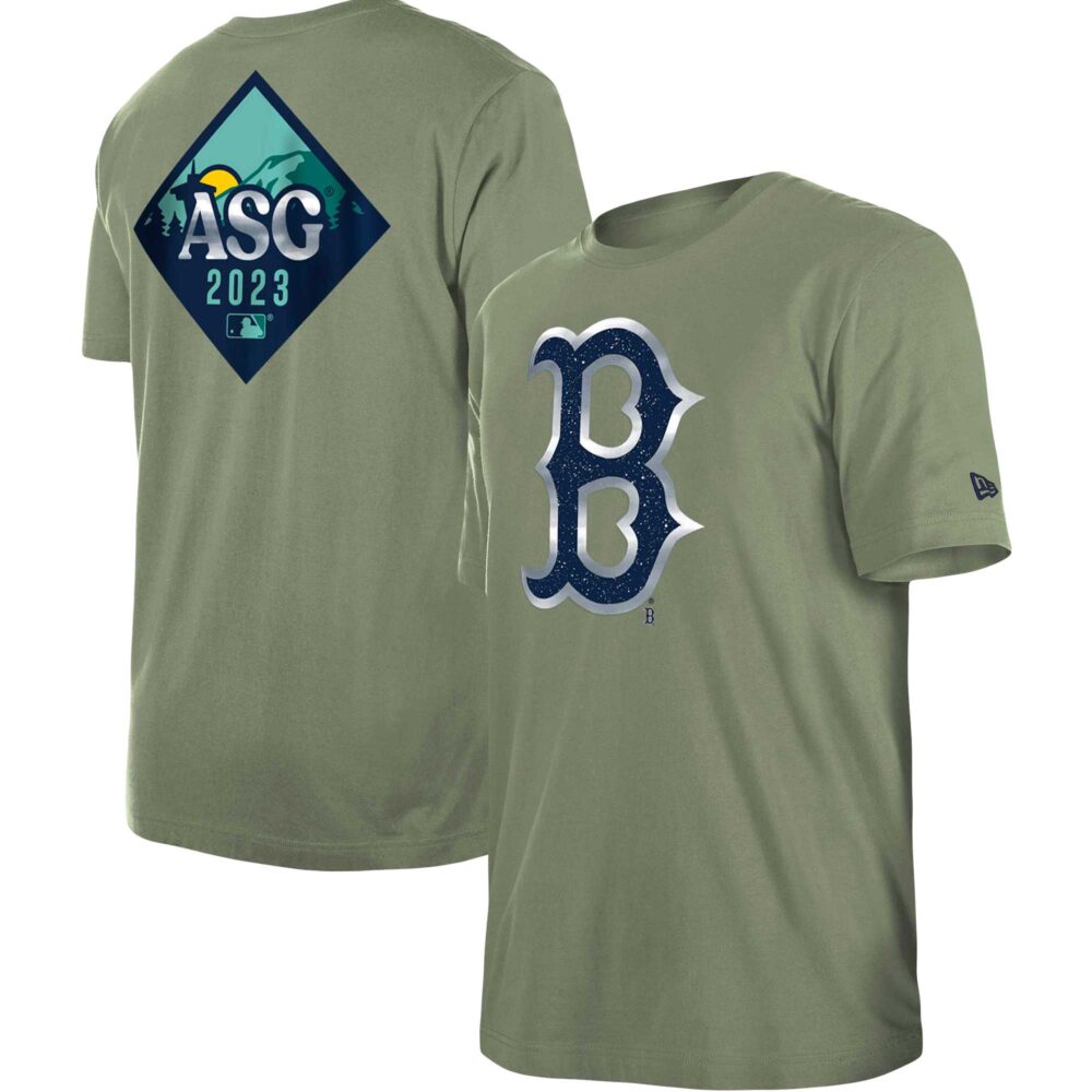 Men's Boston Red Sox New Era Green 2023 All-Star Game Evergreen T-Shirt