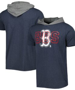 Men's Boston Red Sox New Era Navy Team Hoodie T-Shirt