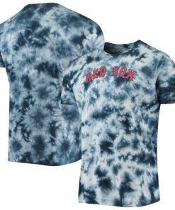 Men's Boston Red Sox New Era Navy Team Tie-Dye T-Shirt