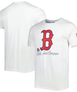 Men's Boston Red Sox New Era White Historical Championship T-Shirt