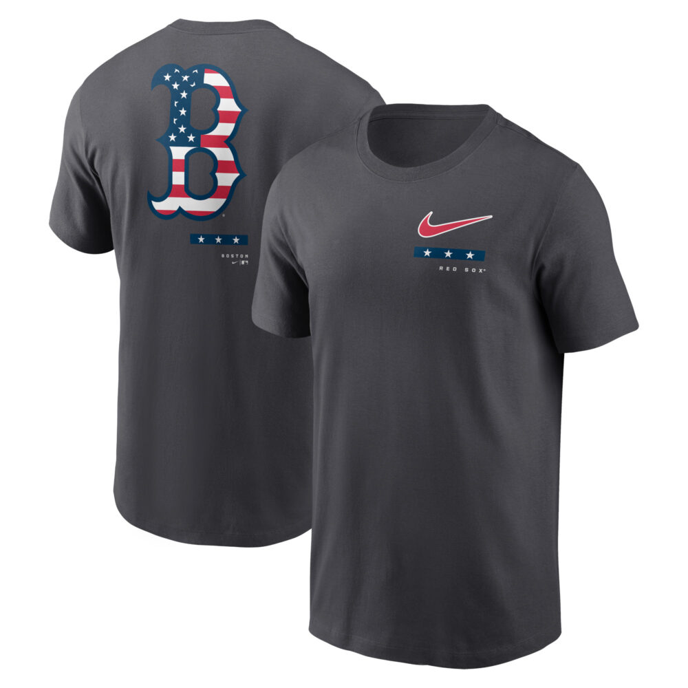 Men's Boston Red Sox Nike Anthracite Americana T-Shirt