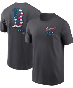 Men's Boston Red Sox Nike Anthracite Americana T-Shirt