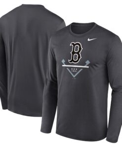 Men's Boston Red Sox Nike Anthracite Icon Legend Performance Long Sleeve T-Shirt