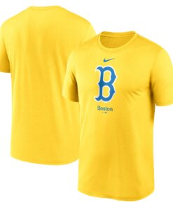 Men's Boston Red Sox Nike Gold City Connect Logo T-Shirt