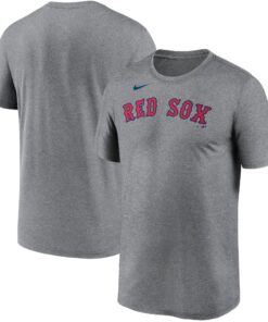 Men's Boston Red Sox Nike Gray Wordmark Legend Performance T-Shirt