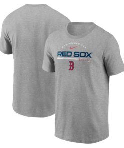 Men's Boston Red Sox Nike Heather Gray Team Engineered Performance T-Shirt