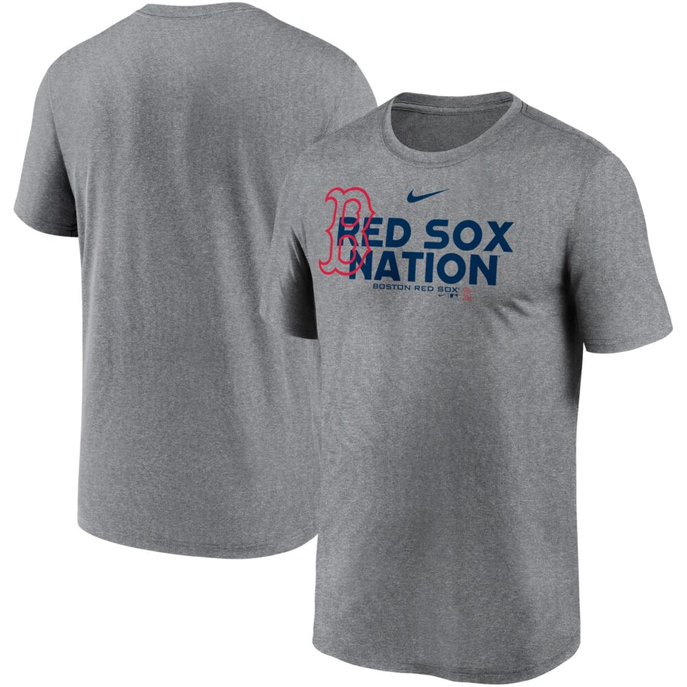 Men's Boston Red Sox Nike Heathered Charcoal Local Rep Legend Performance T-Shirt