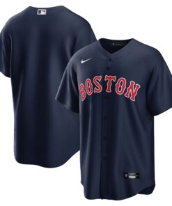 Men's Boston Red Sox Nike Navy Alternate Replica Team Jersey