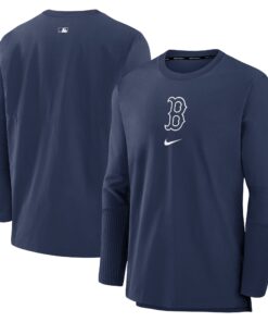 Men's Boston Red Sox Nike Navy Authentic Collection Player Performance Pullover Sweatshirt