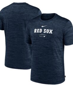 Men's Boston Red Sox Nike Navy Authentic Collection Velocity Performance Practice T-Shirt