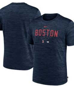 Men's Boston Red Sox Nike Navy Authentic Collection Velocity Performance Practice T-Shirt