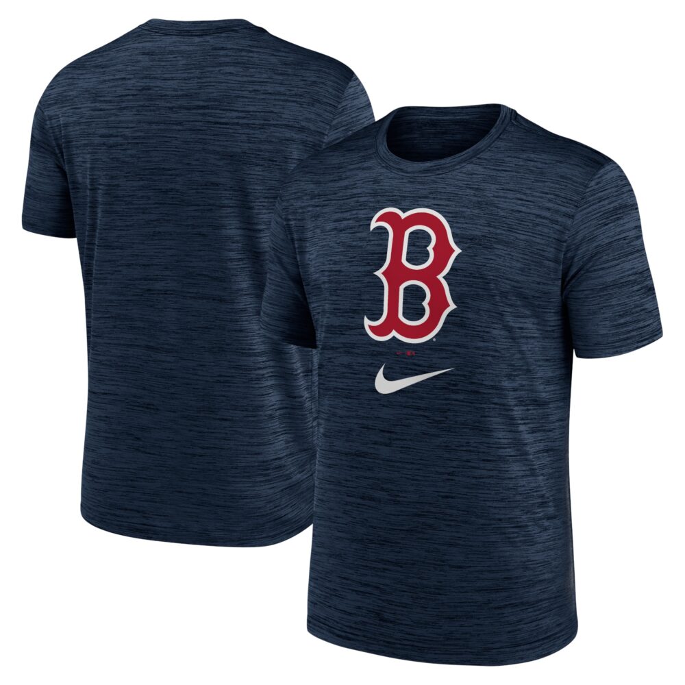 Men's Boston Red Sox Nike Navy Logo Velocity Performance T-Shirt