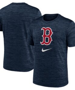 Men's Boston Red Sox Nike Navy Logo Velocity Performance T-Shirt