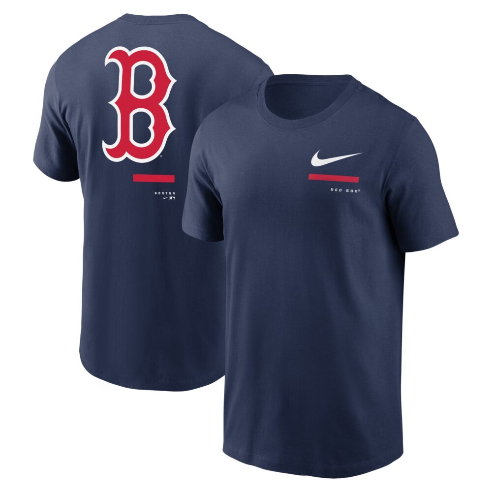 Men's Boston Red Sox Nike Navy Over the Shoulder T-Shirt
