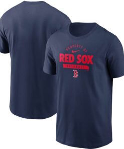 Men's Boston Red Sox Nike Navy Primetime Property Of Practice T-Shirt
