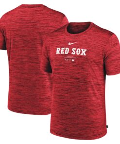 Men's Boston Red Sox Nike Red Authentic Collection Velocity Performance Practice T-Shirt