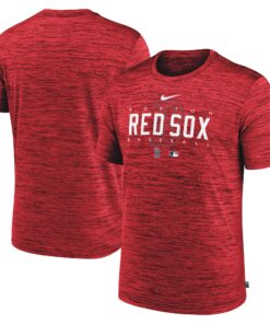 Men's Boston Red Sox Nike Red Authentic Collection Velocity Performance Practice T-Shirt