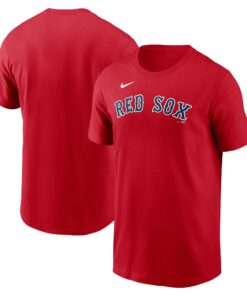 Men's Boston Red Sox Nike Red Fuse Wordmark T-Shirt