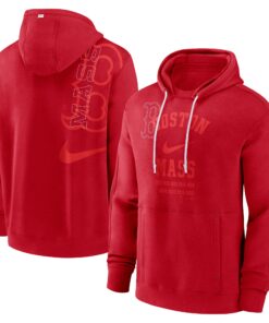 Men's Boston Red Sox Nike Red Statement Ball Game Pullover Hoodie