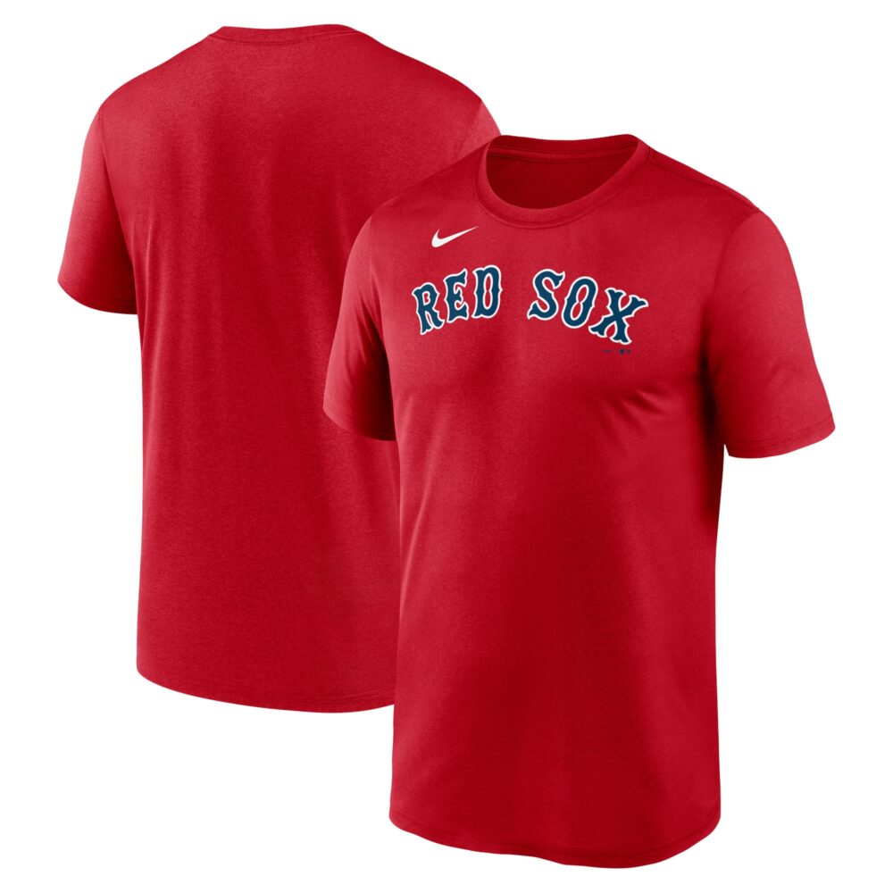 Men's Boston Red Sox Nike Red Wordmark Legend Performance Big & Tall T-Shirt