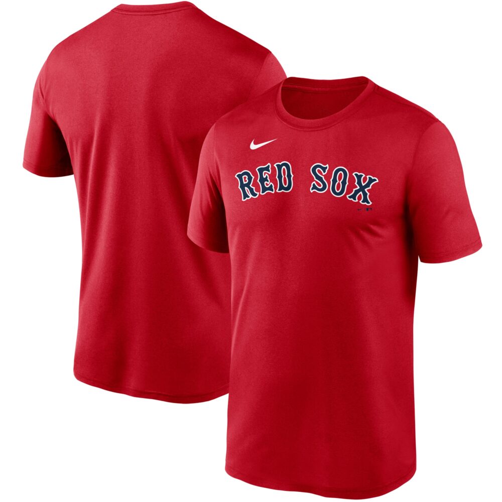 Men's Boston Red Sox Nike Red Wordmark Legend Performance T-Shirt