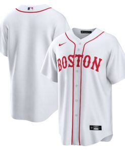 Men's Boston Red Sox Nike White Alternate Replica Team Jersey