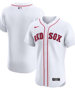 Men's Boston Red Sox Nike White Home Elite Jersey