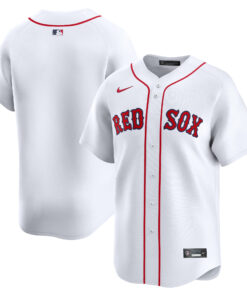 Men's Boston Red Sox Nike White Home Limited Jersey