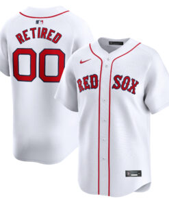 Men's Boston Red Sox Nike White Home Limited Pick-A-Player Retired Roster Jersey