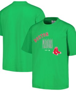 Men's Boston Red Sox  PLEASURES Green Repurpose T-Shirt