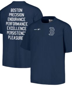 Men's Boston Red Sox  PLEASURES Navy Precision T-Shirt