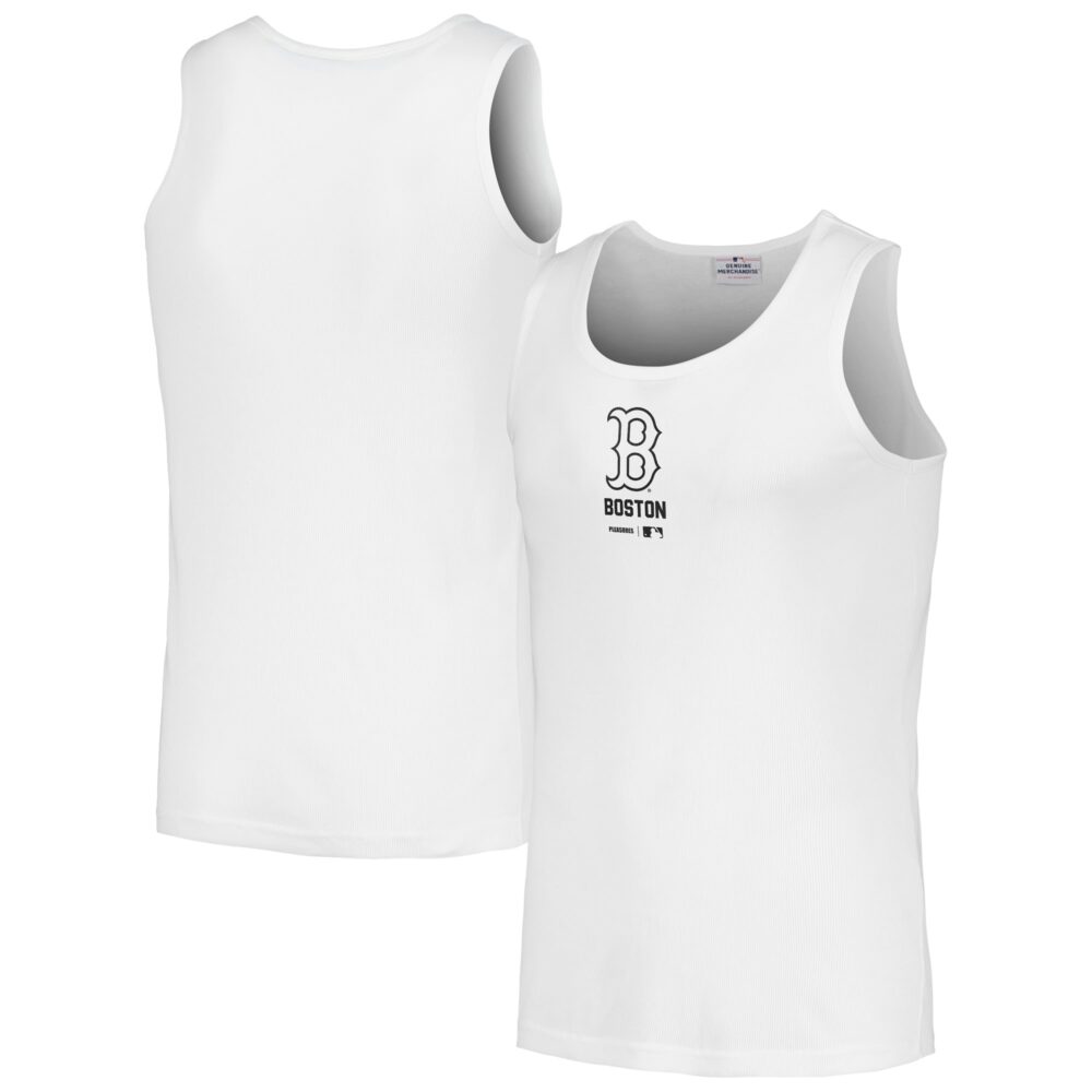 Men's Boston Red Sox  PLEASURES White Two-Pack Tank Top