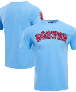 Men's Boston Red Sox Pro Standard Light Blue Classic Chenille T-Shirt