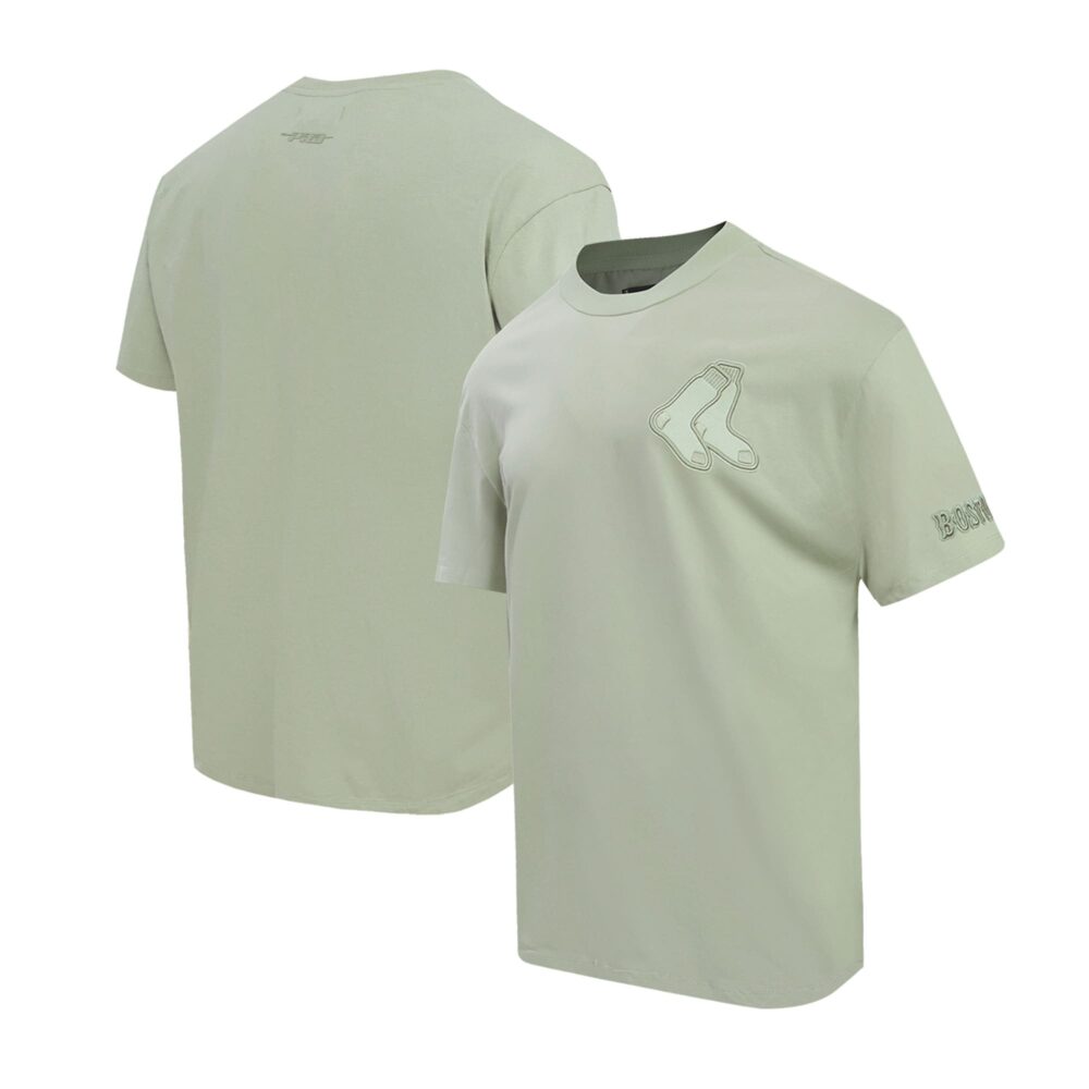 Men's Boston Red Sox Pro Standard Mint Neutral CJ Dropped Shoulders T-Shirt