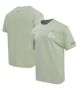 Men's Boston Red Sox Pro Standard Mint Neutral CJ Dropped Shoulders T-Shirt