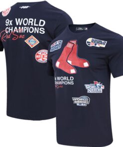 Men's Boston Red Sox Pro Standard Navy Championship T-Shirt