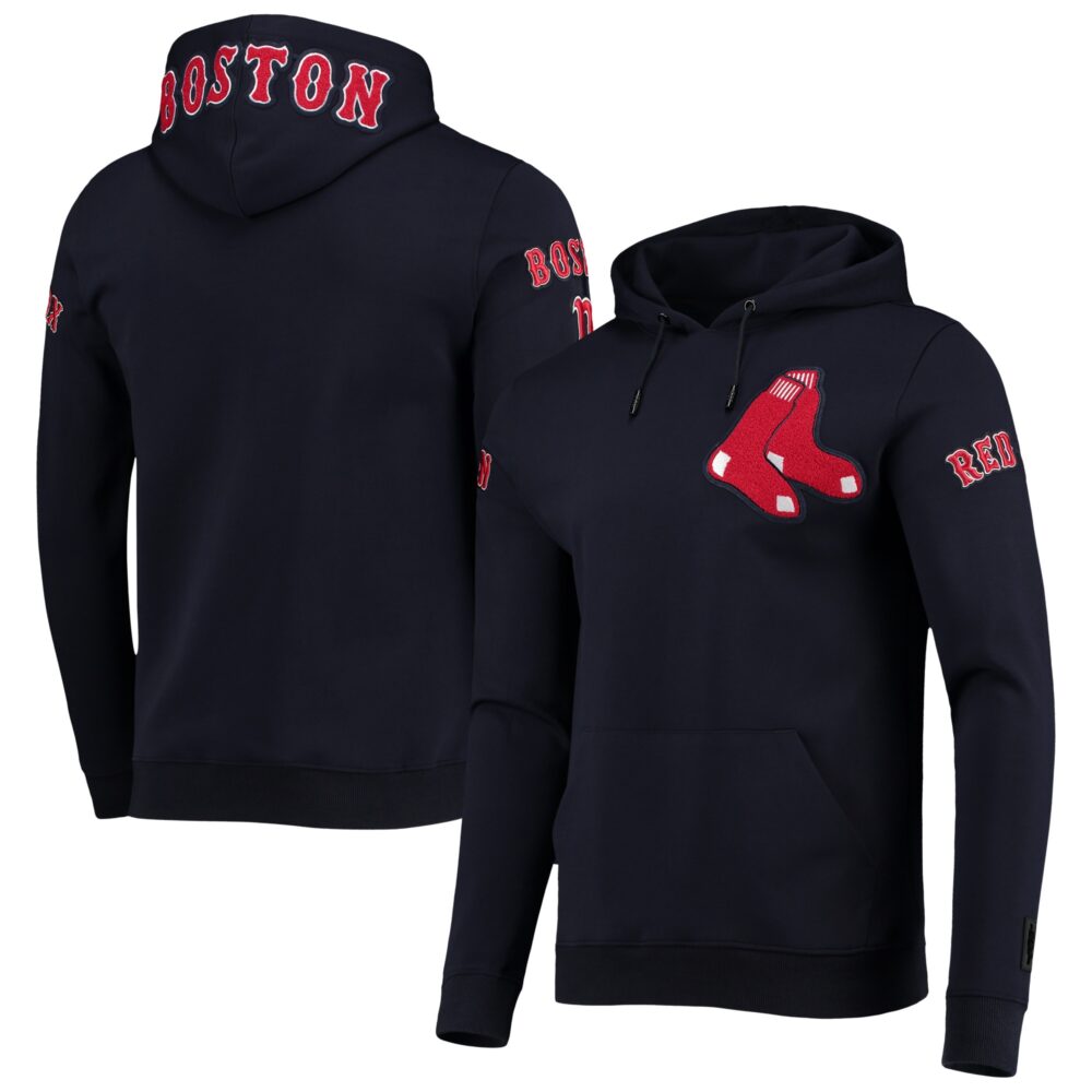 Men's Boston Red Sox Pro Standard Navy Team Logo Pullover Hoodie