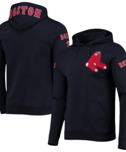 Men's Boston Red Sox Pro Standard Navy Team Logo Pullover Hoodie