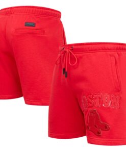 Men's Boston Red Sox Pro Standard Triple Red Classic Shorts