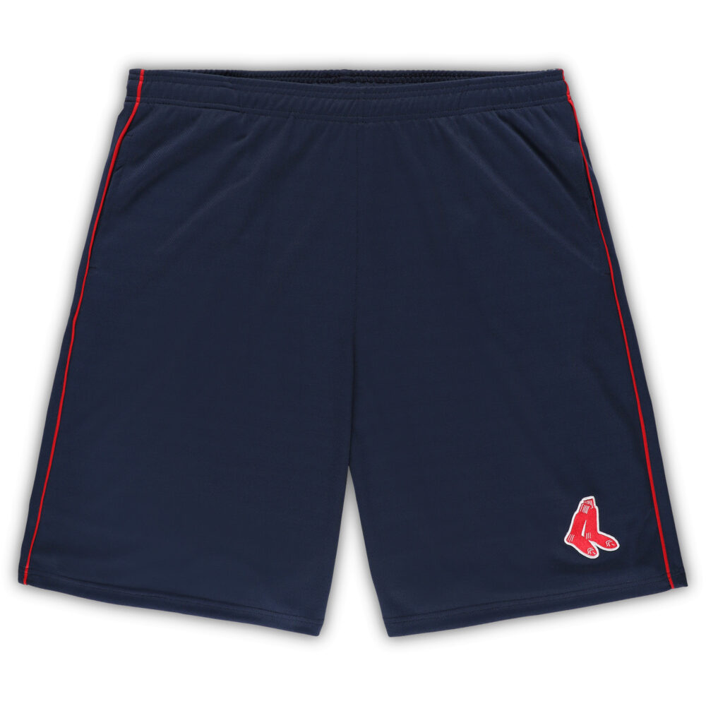 Men's Boston Red Sox ProfileÂ Navy Big & Tall Mesh Shorts