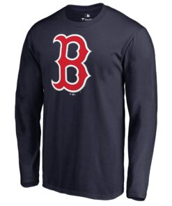 Men's Boston Red Sox Rafael Devers  Branded Navy Backer Long Sleeve T-Shirt