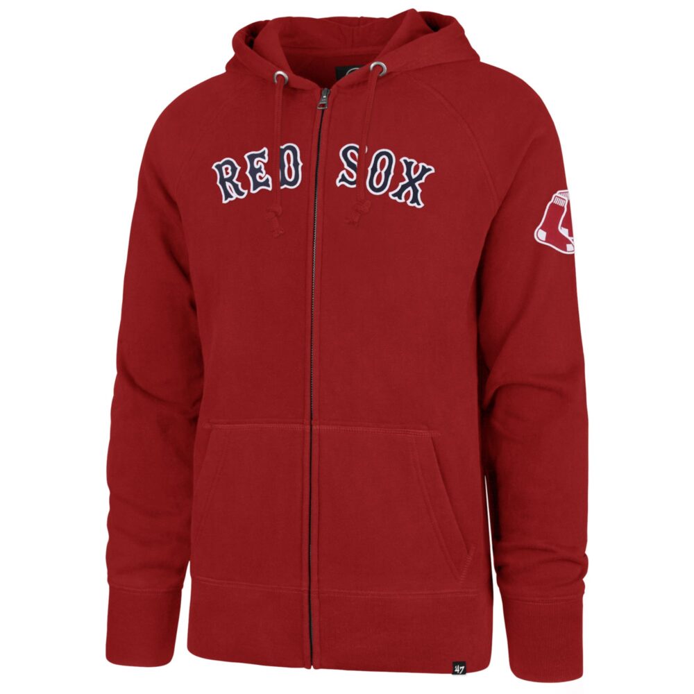 Men's Boston Red Sox Red Full-Zip Hoodie