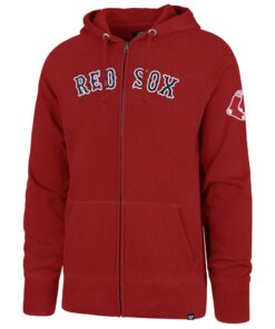 Men's Boston Red Sox Red Full-Zip Hoodie