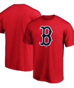 Men's Boston Red Sox Red Secondary Color Primary Logo 2 T-Shirt