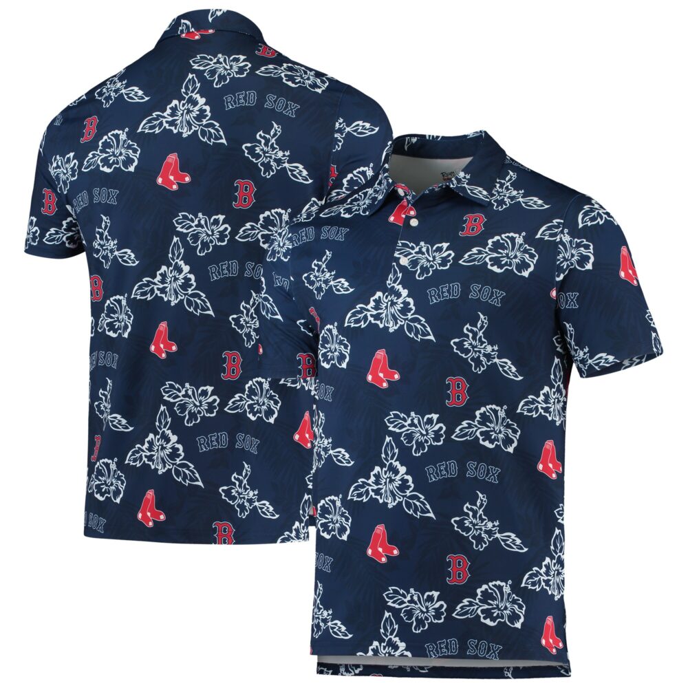 Men's Boston Red Sox Reyn Spooner Navy Performance Polo