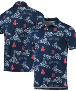 Men's Boston Red Sox Reyn Spooner Navy Performance Polo