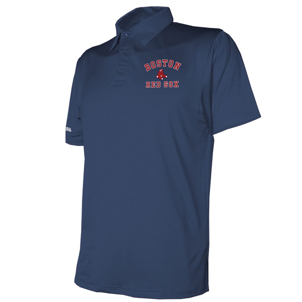 Men's Boston Red Sox Stitches Navy Polo