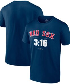 Men's Boston Red Sox "Stone Cold" Steve Austin  Branded Navy 3:16 T-Shirt