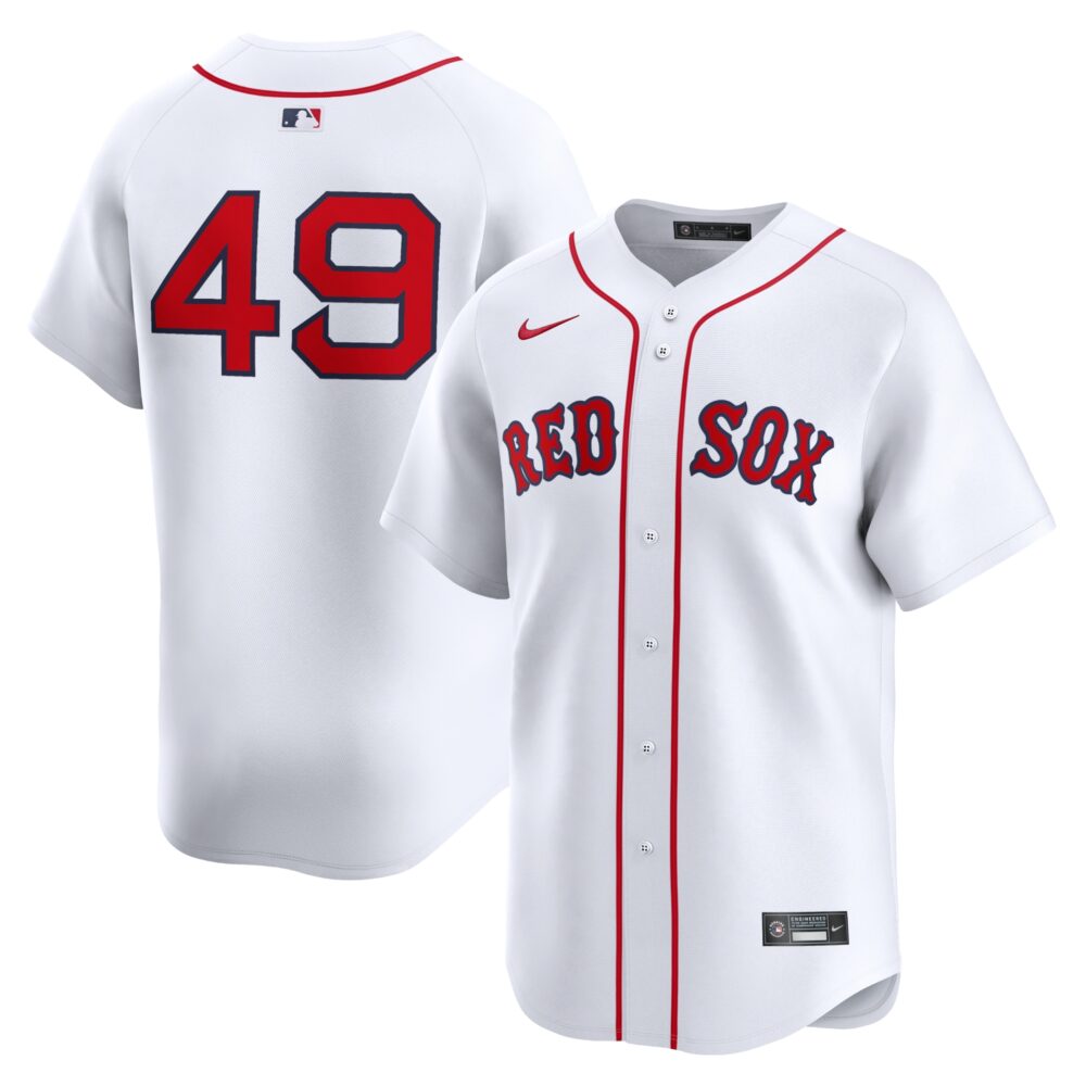 Men's Boston Red Sox Tim Wakefield Nike White Home Limited Player Jersey