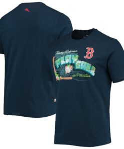 Men's Boston Red Sox Tommy Bahama Navy Play Ball T-Shirt